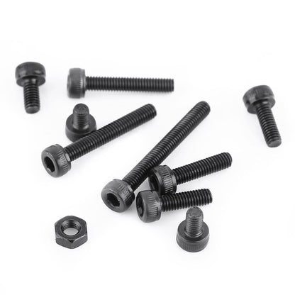 280 Pcs/Box M3 Hex Head Cap Screw Hexagon Socket Screw Metric Nut Machine Fastener Assortment