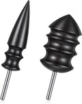 2 sztuki skórzanych burnisher Kit DIY Leathercraft Carving zestaw narzędzi ze temperówką, akcesoria do polerowania, polerka do skóry