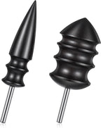 2 sztuki skórzanych burnisher Kit DIY Leathercraft Carving zestaw narzędzi ze temperówką, akcesoria do polerowania, polerka do skóry