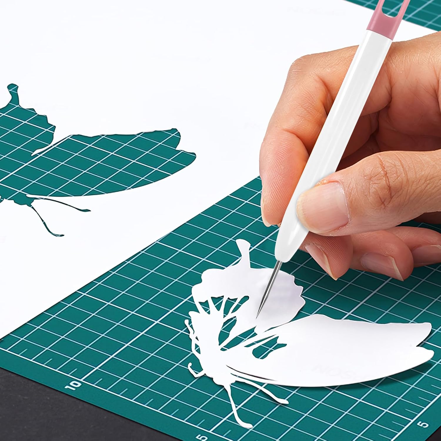 Kasanni Akcesoria do plotera 6 sztuk Narzędzie do usuwania siatki Ploter DIY Narzędzie do plotera do scrapbookingu, Silhouette