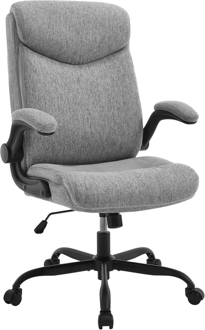 Bürostuhl ergonomisch Computerstuhl mit hochklappbarer Armlehne