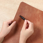 2 sztuki skórzanych burnisher Kit DIY Leathercraft Carving zestaw narzędzi ze temperówką, akcesoria do polerowania, polerka do skóry