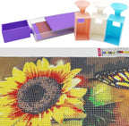 8 zestawów tacek do Diamond Art, akcesoria, przechowywanie Diamond Art, zestawy narzędzi Diamond Art dla dorosłych